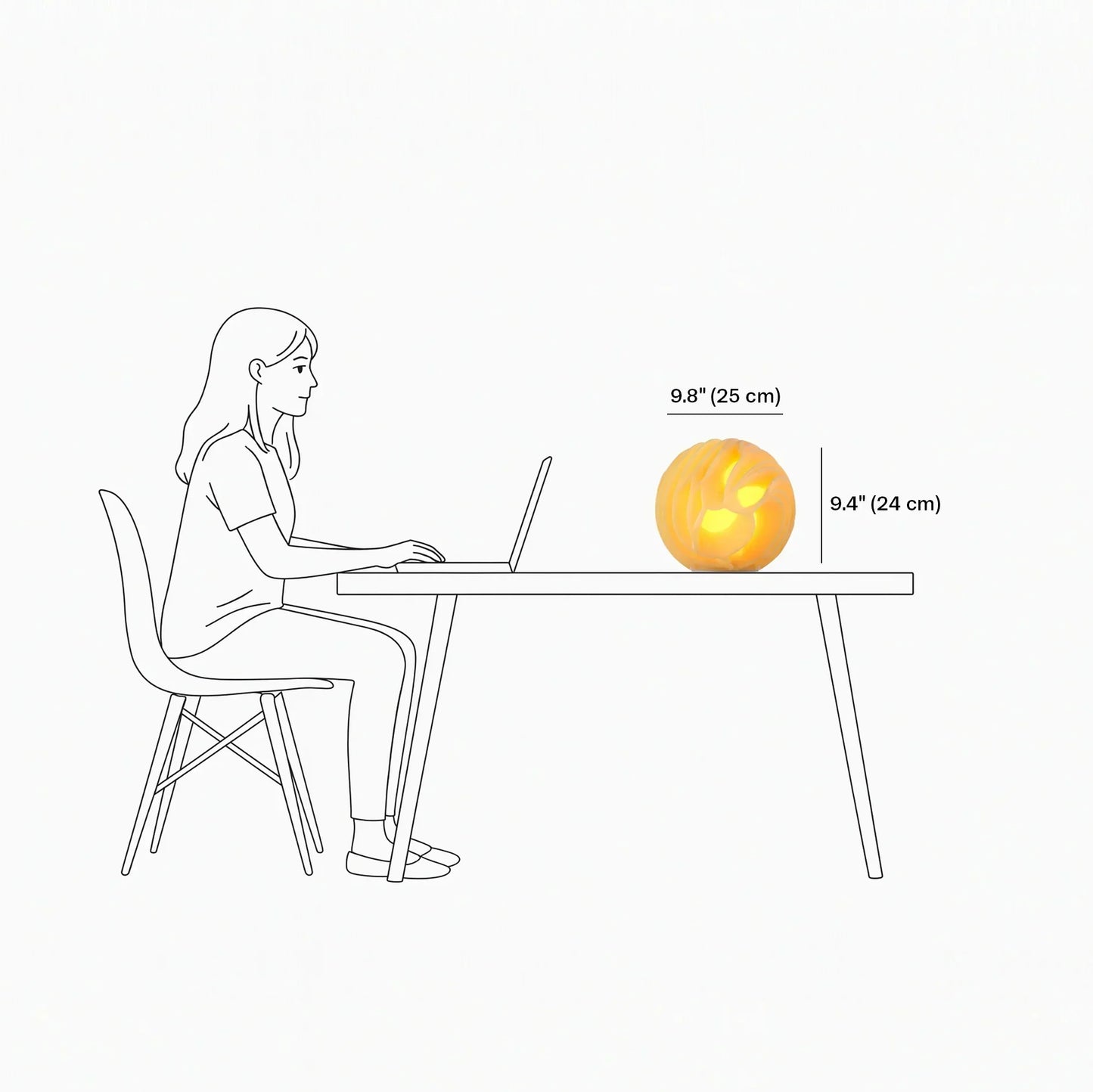 O6 Lava Sculpted lamp