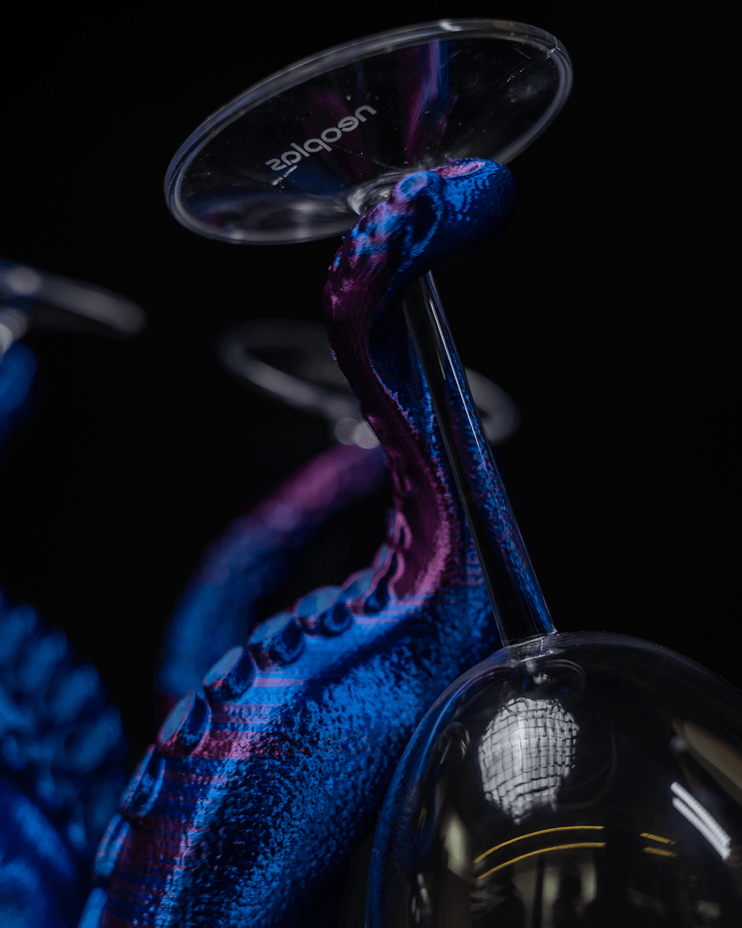 Octopus Wijnglashouder