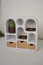 BALI - Sieraden organizer met lades en mini-plantenbakje