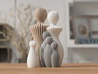 Abstract Familie Standbeeld