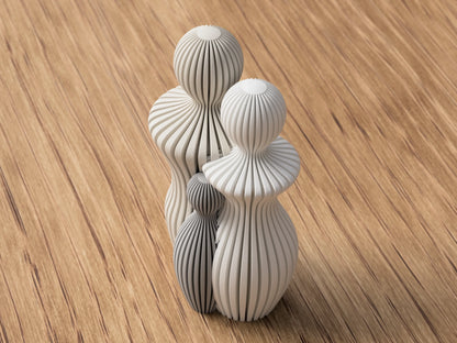 Abstract Familie Standbeeld