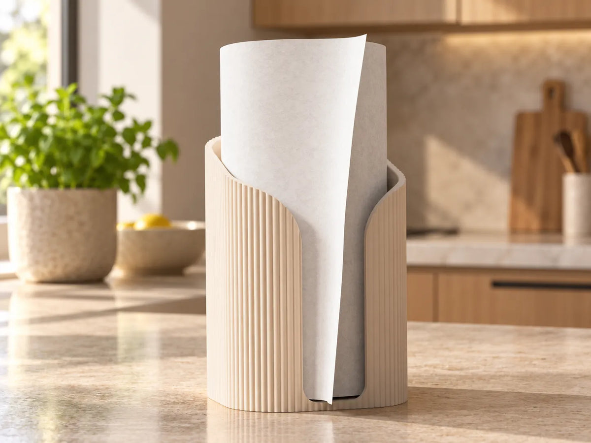 Minimalistischer Küchenrollenhalter