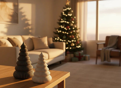 Moderne Kerstboom Tafeldecoratie