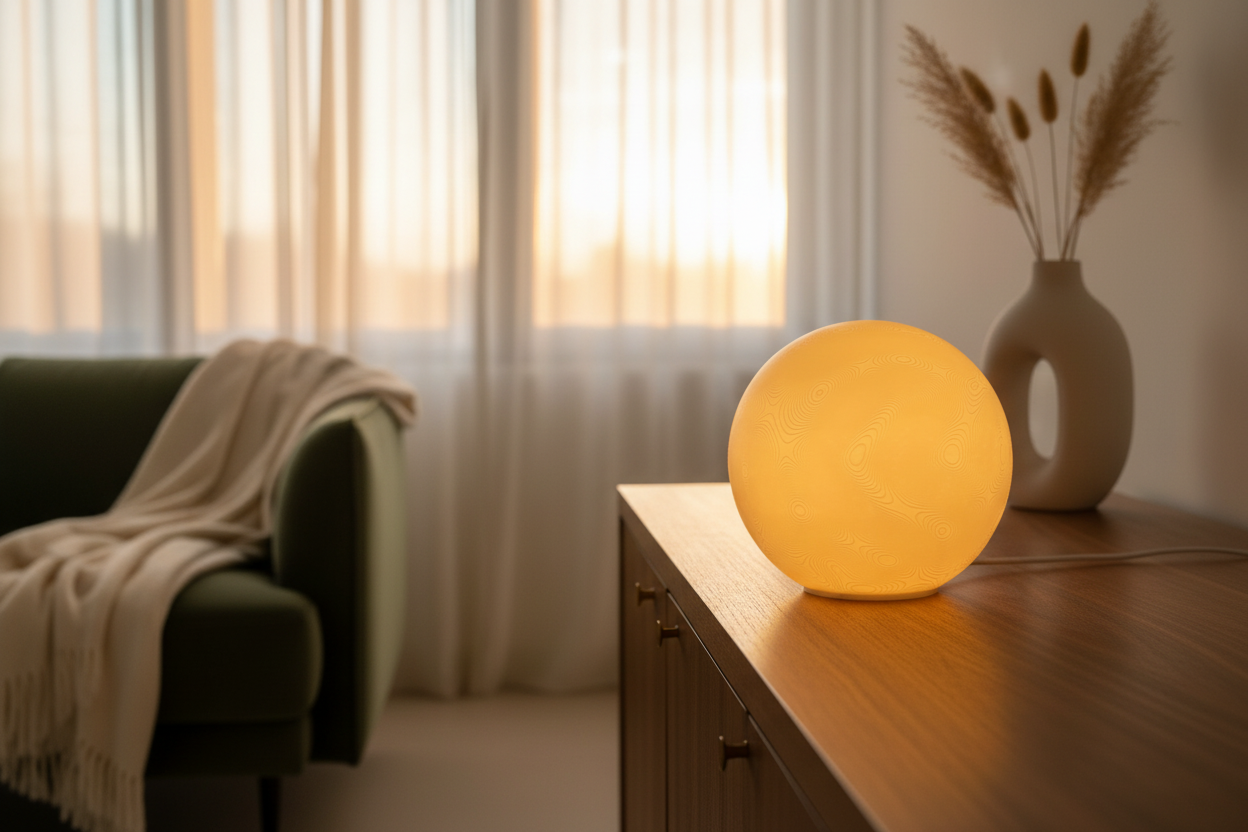 O2 Landscape Sculpted Lamp