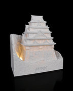 Wereldmonument met verlichting