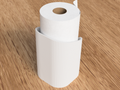 Minimalistische keukenrolhouder