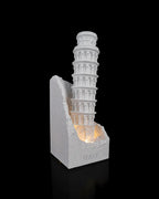 Wereldmonument met verlichting