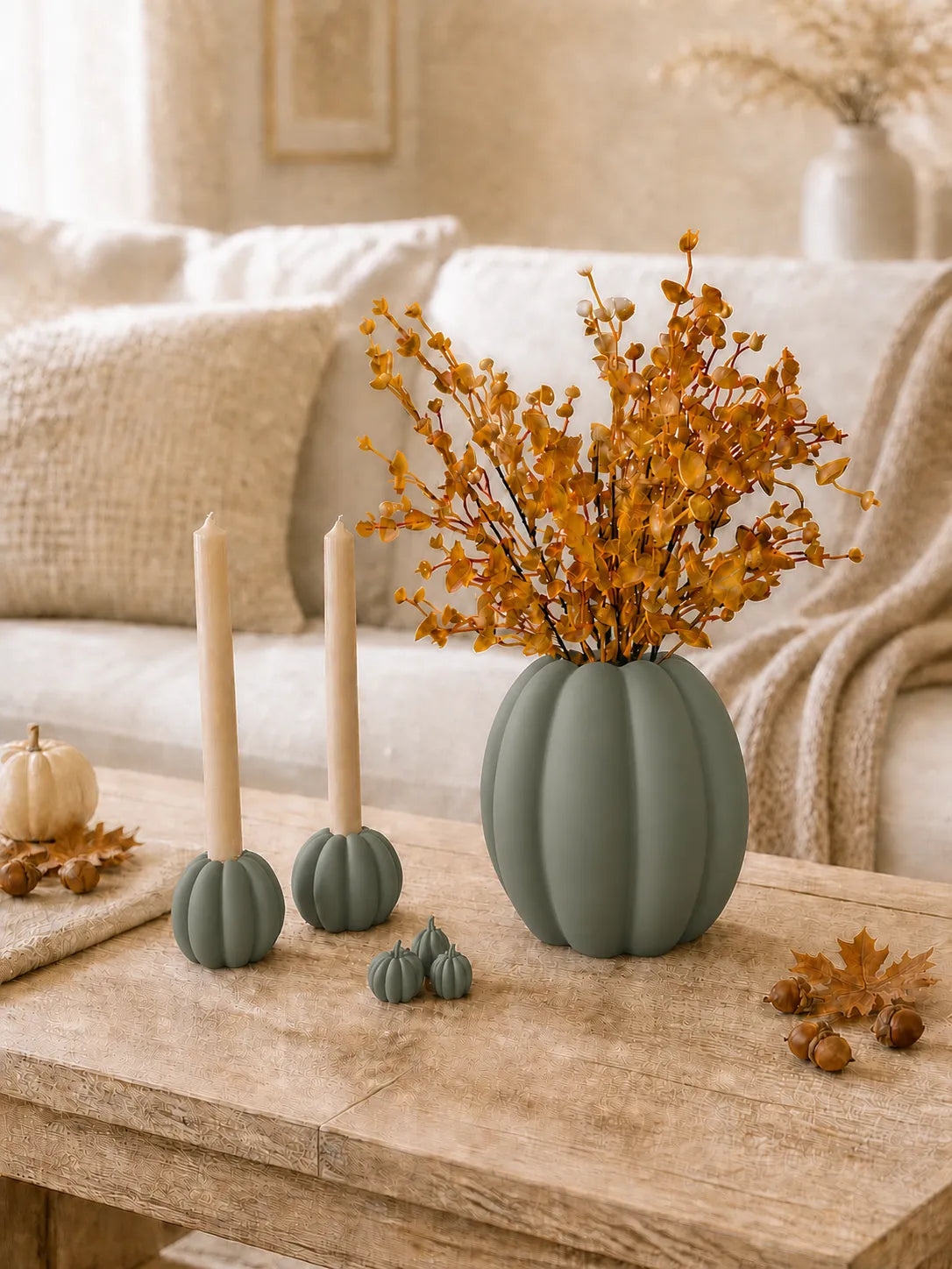 Herfstdecoratiepakket Pompoenen voor een Sfeervol Thuis | Flakkee3D