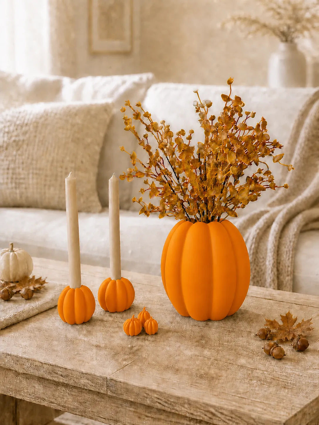 Herfstdecoratiepakket Pompoenen voor een Sfeervol Thuis | Flakkee3D