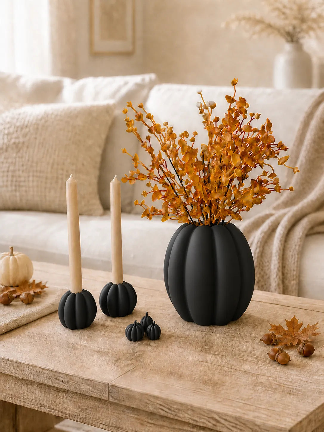 Herfstdecoratiepakket Pompoenen voor een Sfeervol Thuis | Flakkee3D