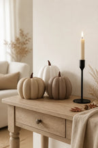 Luxe Pompoen Opbergdoosjes Set van 3 | Rustige Herfstsfeer | Flakkee3D