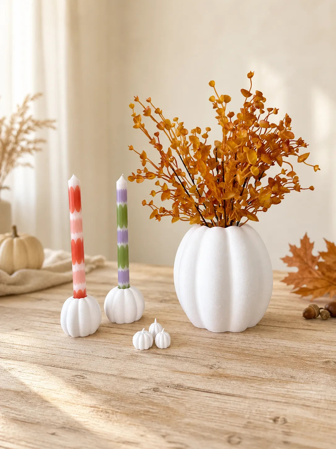 Herfstdecoratiepakket pompoenen