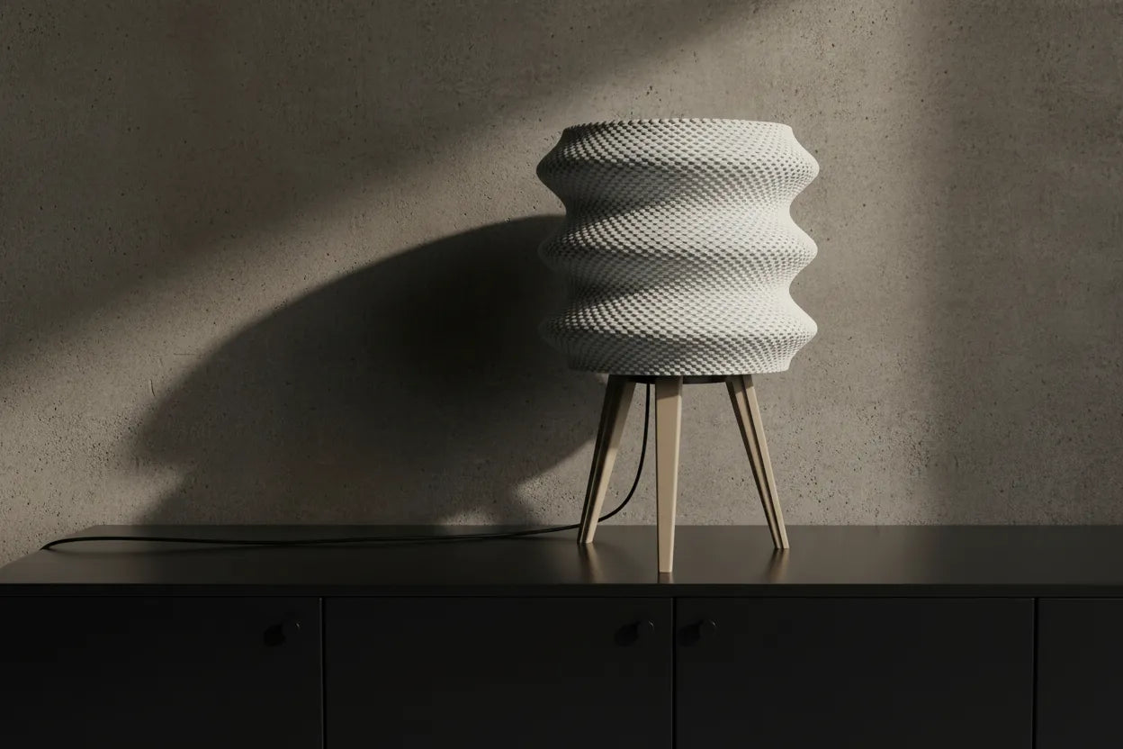 Ripple Lamp met statief