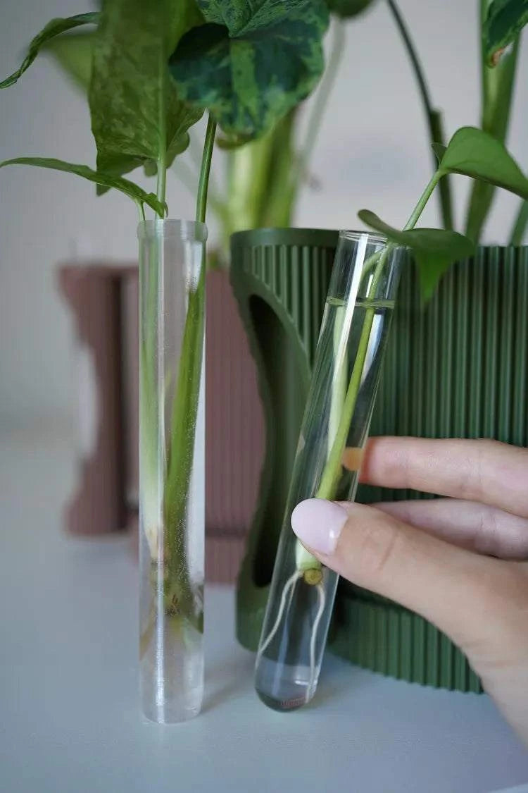 Twinia bloempot met houder voor stekbuizen