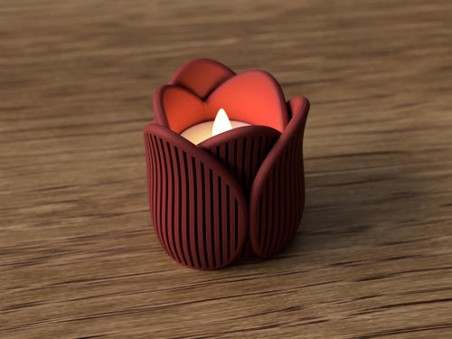 Tulp theelichthouders