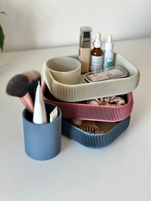 Stacksey makeup organizer V2 | Stapelbare Makeup Organizer set